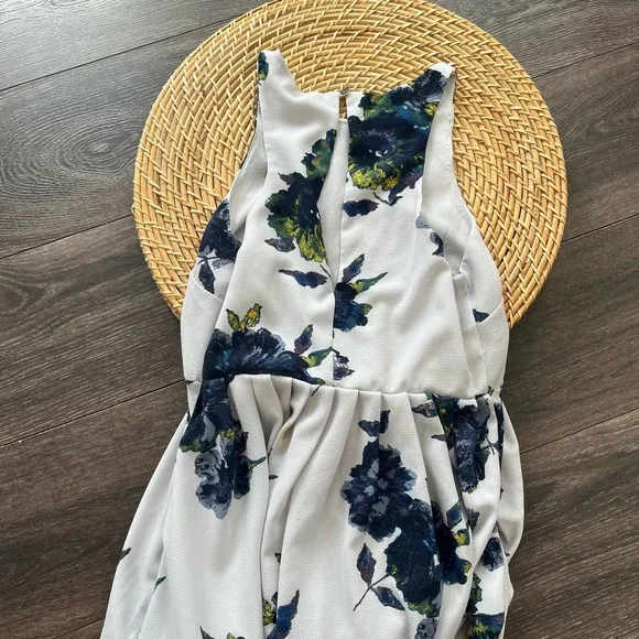 Free People Floral White Sleeveless Dress size 2 - Picture 4 of 4